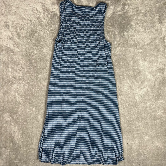 Madewell Dress Womens Large Highpoint Tank Dress In Fairbury Stripe Beachy Mini - Picture 7 of 10